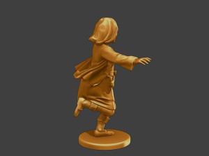 Ww2 Casual Girl CG1 006 3D 打印模型