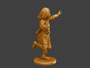 Ww2 Casual Girl CG1 006 3D 打印模型