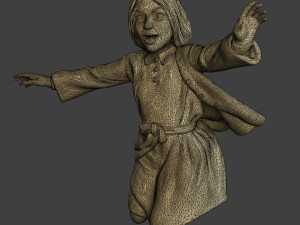 Ww2 Casual Girl CG1 006 3D 打印模型