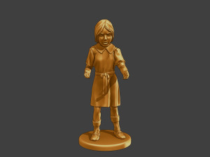 Ww2 Casual Girl CG1 007 Model do druku 3D