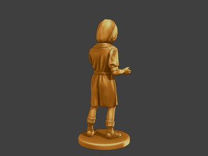 Ww2 Casual Girl CG1 007 Model do druku 3D