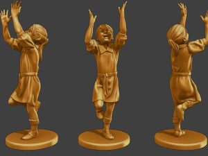 Ww2 Casual Girl CG1 008 3D Druckmodell