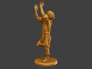 Ww2 Casual Girl CG1 008 3D-Druckmodell