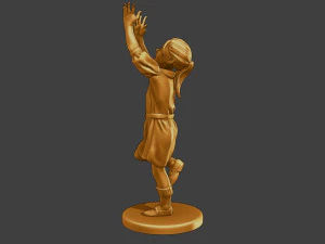 Ww2 Chica casual CG1 008 Modelo de impresión 3D