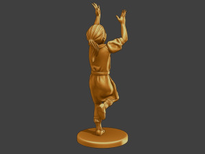 Ww2 Casual Girl CG1 008 3D-Druckmodell