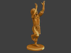 Ww2 Casual Girl CG1 008 3D-Druckmodell