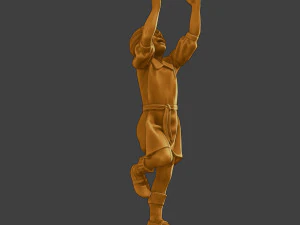 Ww2 Chica casual CG1 008 Modelo de impresión 3D