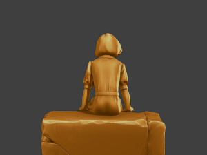 Ww2 Casual Girl CG1 009 3D Baskı Modeli