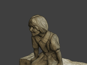 Ww2 Casual Girl CG1 009 3D Baskı Modeli