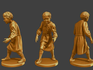 Ww2 Gadis Kasual CG1 Paket 1 Model Cetak 3D