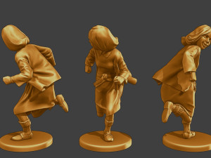 Ww2 Casual Girl CG1 Pack 1 3D Print Model