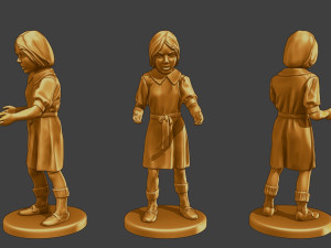 Ww2 Casual Girl CG1 Pack 1 3D Print Model