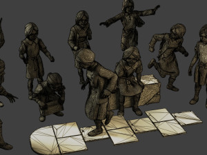 Ww2 Casual Girl CG1 Pack 1 3D Print Model