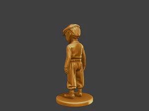 Ww2 L&auml;ssiger kleiner Junge CLB1 001 3D Druckmodell