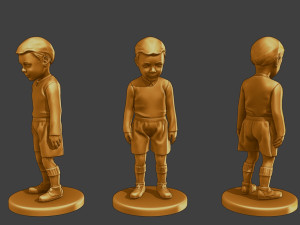Ww2 Casual Little Boy CLB1 002 Modelo de impresión 3D