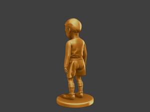 Ww2 Casual Little Boy CLB1 002 3D Принт Модель