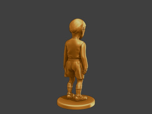 Ww2 Casual Little Boy CLB1 002 3D Принт Модель