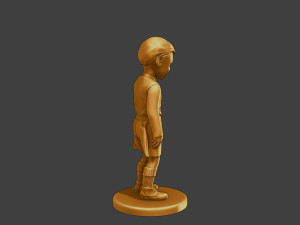 Ww2 Casual Little Boy CLB1 002 3D Принт Модель
