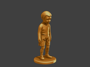 Ww2 Casual Little Boy CLB1 002 3D Принт Модель