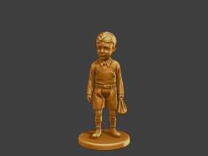 Ww2 Casual Little Boy CLB1 003 Modelo de Impressão 3D