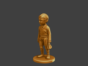 Ww2 Casual Little Boy CLB1 003 Modelo de Impressão 3D