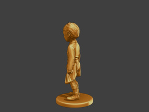 Ww2 Casual Little Boy CLB1 003 Modelo de Impressão 3D