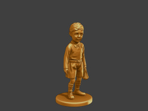 Ww2 Casual Little Boy CLB1 003 Modelo de Impressão 3D