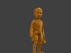 Ww2 Casual Little Boy CLB1 003 Modelo de Impressão 3D