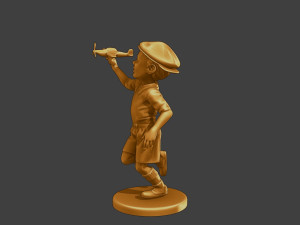 Ww2 Casual Little Boy CLB1 004 3D Print Model