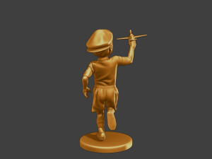 Ww2 Casual Little Boy CLB1 004 3D Print Model