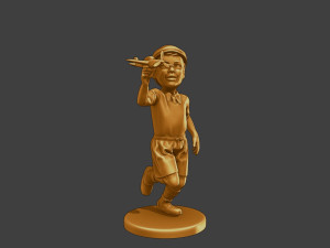 Ww2 Casual Little Boy CLB1 004 3D Print Model