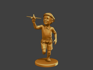 Ww2 Casual Little Boy CLB1 004 3D Print Model