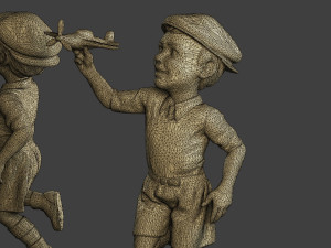 Ww2 Casual Little Boy CLB1 004 3D Print Model
