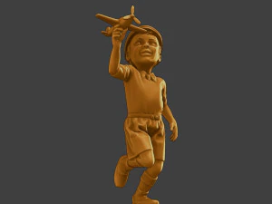 Ww2 Casual Little Boy CLB1 004 3D Print Model