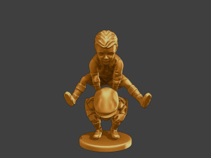 Ww2 Casual Little Boy CLB1 0056 Modello di stampa 3D