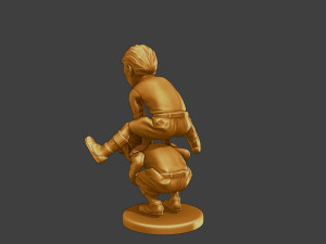 Ww2 Casual Little Boy CLB1 0056 Modello di stampa 3D