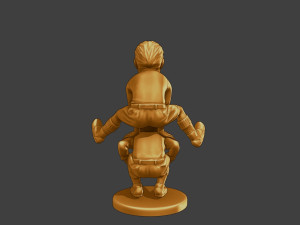 Ww2 Casual Little Boy CLB1 0056 Modello di stampa 3D