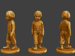 Ww2 Casual Little Boy CLB1 007 3D Print Model