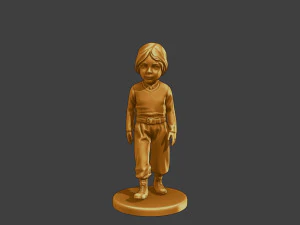 Ww2 Casual Little Boy CLB1 007 3D Print Model
