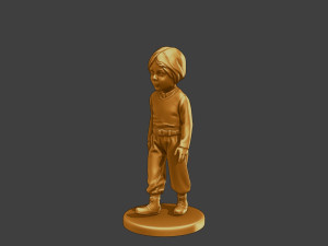 Ww2 Casual Little Boy CLB1 007 3D Print Model