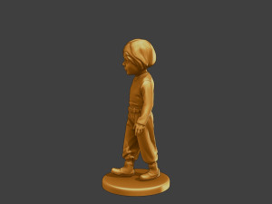 Ww2 Casual Little Boy CLB1 007 3D Print Model