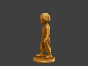Ww2 Casual Little Boy CLB1 007 3D Print Model