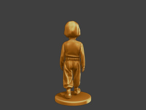 Ww2 Casual Little Boy CLB1 007 3D Print Model