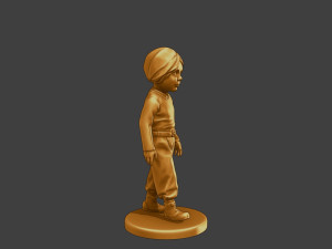Ww2 Casual Little Boy CLB1 007 3D Print Model