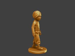 Ww2 Casual Little Boy CLB1 007 3D Print Model