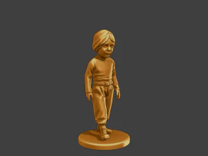 Ww2 Casual Little Boy CLB1 007 3D Print Model