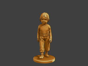 Ww2 Casual Little Boy CLB1 007 3D Print Model