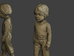 Ww2 Casual Little Boy CLB1 007 3D Print Model