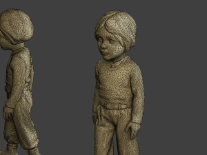 Ww2 Casual Little Boy CLB1 007 3D Print Model