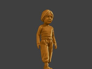 Ww2 Casual Little Boy CLB1 007 3D Print Model
